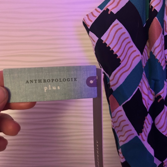 🖤💚Anthropologie Green & Black Assymetrical Slip Dress💚🖤 - Picture 8 of 11